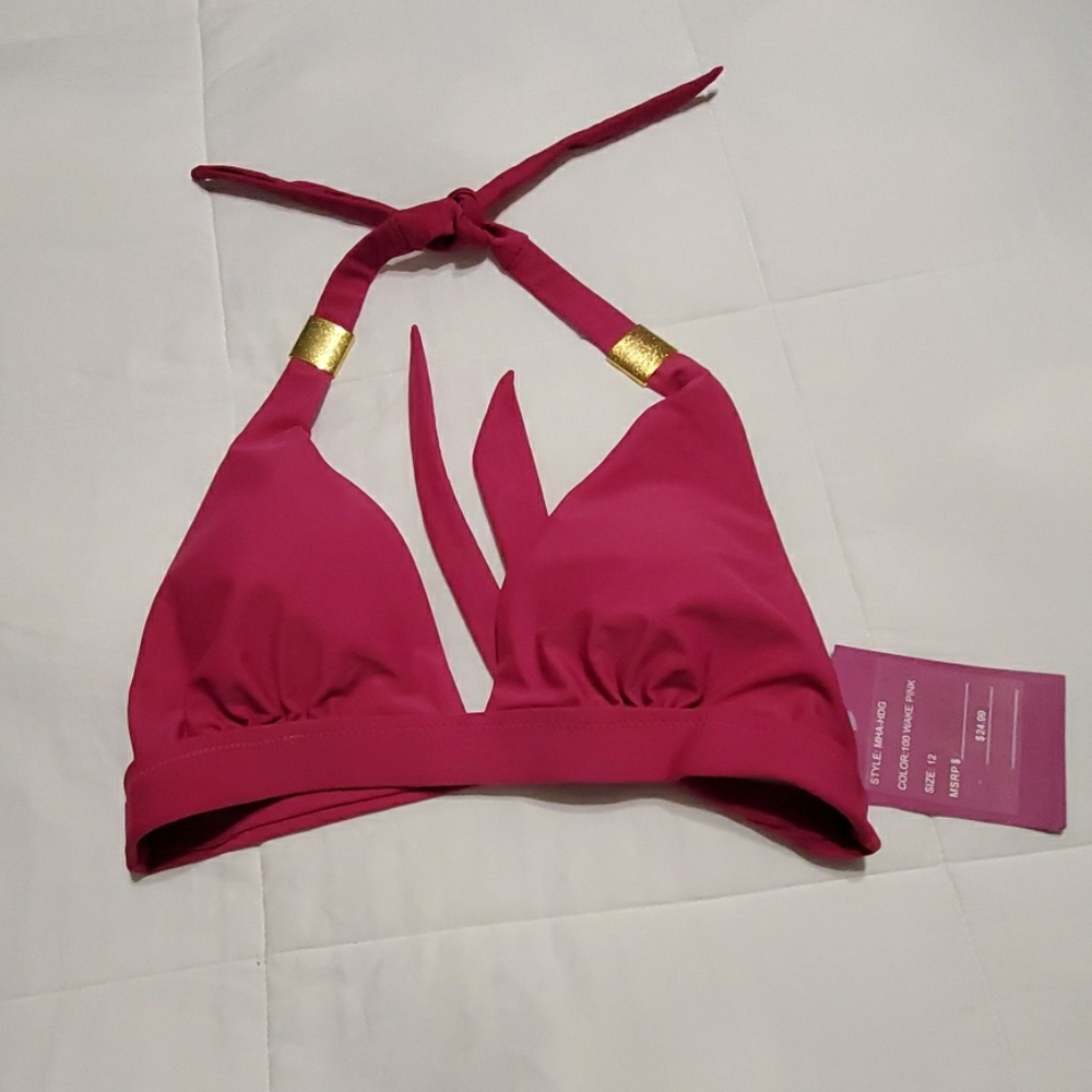 Allure Couture Beach Bra. Sz.12. NWT